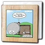 Jesus and the Empty Tomb - 6 Inch Tile Napkin Holder