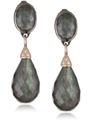 Alberian & Aulde "Morning Star" Labradorite Leda Drop Earrings