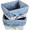 Badger Basket Wicker Square Nursery Baskets