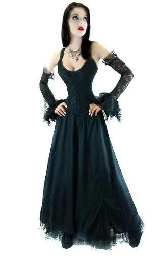 MIEDERKLEID GOTHIC MIEDER KLEID DARK LADY Gr. 40-42