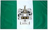 Everton Family Crest / Coat of Arms Flag. Large 3 ft. x 5 ft. polyester flags.