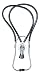 Graham Field Ford-Bowles Stethoscope, Black, 2-piece 18 Latex-Free Tubing, 1/Ea, GHF715