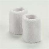 Wrist Band Pair (terry)-White
