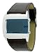 Q&Q #M101J331Y Men's Retro Leather Band LED Watch