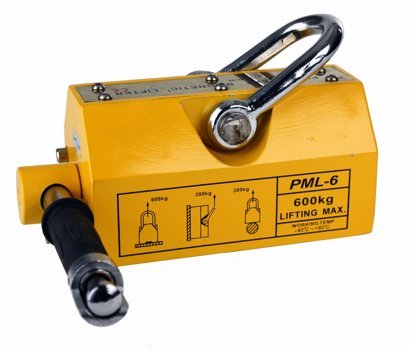 Heavy Duty 1320 lb Steel Lifting Magnet 600 KG Magnetic Lifter Hoist or Crane