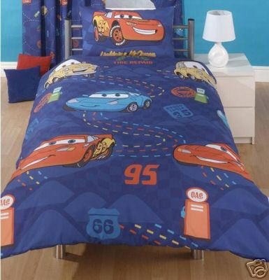 Walt Disney Pixar CARS Race Track single bed duvet cover bedding set