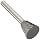 PFERD Inverted Taper Carbide Bur, Uncoated (Bright) Finish, Double Cut, Plain End