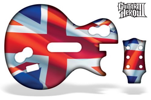 Childrens Toyshop  Video Games : Guitar Hero 3 Les Paul Guitar Skin: Union Jack (Xbox 360/PS3)