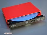RED / Pink mini, netbook, Laptop External Lightscribe DVDRW Burner (New)