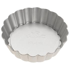 Fat Daddio's 3 3 4-Inch Removable Bottom Mini Tart Pan by Fat Daddio's