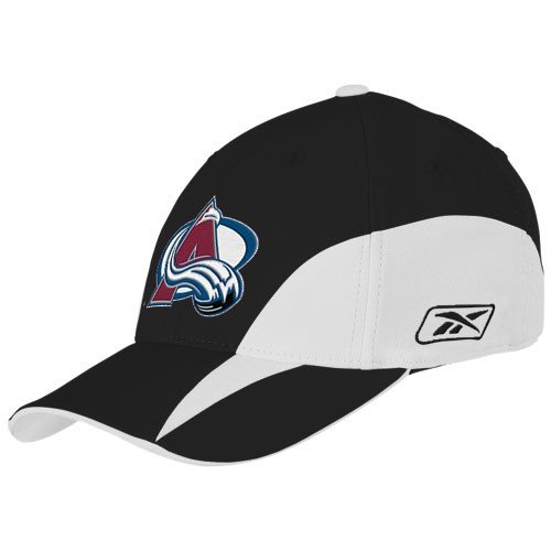 Buy Reebok Colorado Avalanche Black Practice Stretch Fit Hat by Reebok