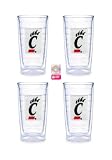 Cincinnati Bearcats Tervis Tumblers 16 oz - set of 4 - B000RY74DA