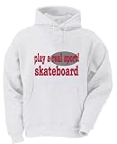 play a real sport! Skateboard Adult Hooded (Hoody) Sweatshirt In Various Colors