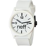 Neff Mens NF0201-white Custom Designed Neff and PU Strap white Watch