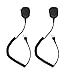 GoodQbuy 2Pcs Waterproof Rainproof Shoulder Remote Speaker Mic Microphone for 2 pin Midland LXT500VP3 G227 G300 GXT500 GXT600 ect.