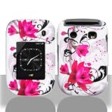 IMAGE OF Blackberry 9670 Style Red Flower on White Snap On Hard Cover Phone Cover Protector (free ESD Shield Bag, Ship in Carton Box)