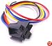 Absolute SRS105 5-Pin 12 VDC Relay Socket Interlocking Style