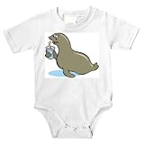Onesie with animals, seal