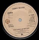 YOU LIGHT UP MY LIFE 7 INCH (7" VINYL 45) UK WARNER BROS 1977