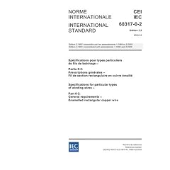 IEC 60317-0-2 Ed. 2.2 b:2005, Specifications for particular types of winding wires - Part 0-2: General requirements - Enamelled rectangular copper wire