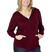 Mossimo&reg; Black Plus Ultrasoft Hoodie Sweater - Burgundy