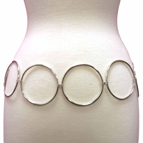 Luxry Divas Link belt Luxury Divas Greek Key Golden Tone Chain Link Belt : Amazon  main image 2