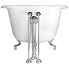 Elizabethan Classics ECSOSLCP Model SOSL Single Offset Bath Supplies, Chrome