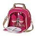 Sports : Picknick Set PICNIC pink  mit Geschirr + K&uuml;hlf&auml;chern
