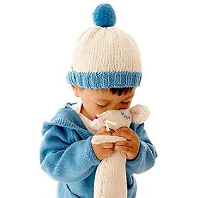 Kokobino CAS1061 Knit Your Own Cashmere Mouse Toy Knitting Kit (Peadrop, 12-48 Months)