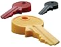 "Giant Key" Oversized Modern Door Stop, Color is Black
