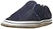 Robeez Kids Crosshatch Crib Shoe Leather Liam Basic - Indigo 0-6 Months M US Infant