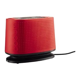 Bodum Bistro Toaster, 2 Slot, Red
