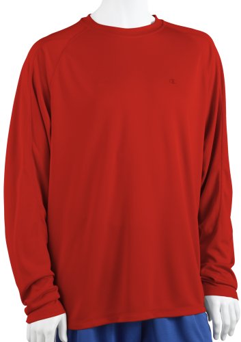 Buy Champion Mens Double Dry Long Sleeve T-Shirt by Champion