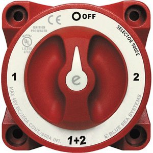 Blue Sea Systems 9002e e-Series Battery Switch Selector with Alternator Field Disconnect