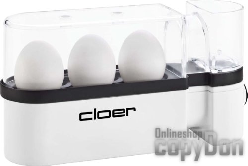 Cloer Eierkocher 300W f.3 Eier 6021 ws