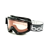 Bolle Nova Goggles, Shiny Black, Modulator Vermillion Lens