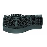 Fellowes 98915 Antimicrobial Split Design Keyboard (Black)