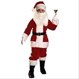 Plush Santa Claus Suit Child Costume