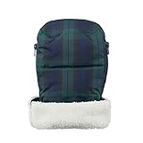 エアバギー Air Buggy ダウンハンドマフ ベーシックライン チェックグリーン