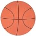 Official Size & Weight Rubber Basketball