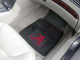 All Weather Rubber Auto Car Mats University of Alabama Crimson Tide