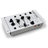Produkt-Bild: Auna TMX-2211 3/2-Kanal DJ Mixer Mischpult Talkover Party wei&szlig;