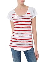 Cross Jeans Camiseta Manga Corta (Blanco)