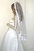 Fingertip 1 Tier Venice Mantilla Lace Wedding Bridal Veil