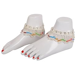 Silver Anklet Foot Jewelry 9.75 inches (sanklt102a)
