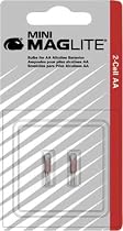 MAGLITE LM2A001 Replacement Lamp for AA Mini Flashlight, 2-Pack