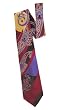 Profusion Woven Tie in burgundy, purple