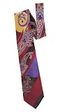 Profusion Woven Tie in burgundy, purple