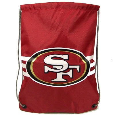 San Francisco 49ers NFL Team Drawstring Backpack