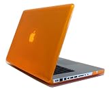 Orange mCover® Hard Shell Case for 15-inch #A1286 Aluminum Unibody MacBook Pro (Black keys, 15.4-inch diagonal)